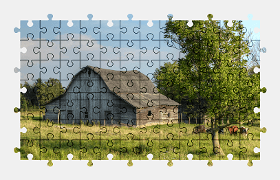 Jigsaw puzzle online barn,wisconsin,building,farm,usa