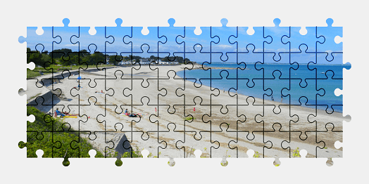 Jigsaw puzzle online beach,nature,landscape
