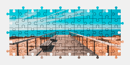Jigsaw puzzle online beach,seascape,nature,colorful