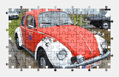 Jigsaw puzzle online beetle,volkswagen,vehicle,car