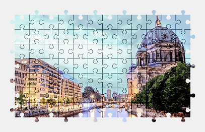 Jigsaw puzzle online berlin,cathedral,church,building,city,architecture,germany