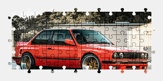 Jigsaw puzzle online bmw,car,vehicle,colorful