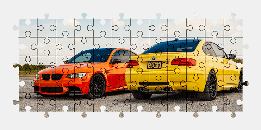 Jigsaw puzzle online bmw,car,colorful