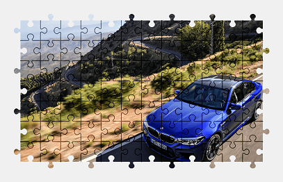 Jigsaw puzzle online bmw,car,colorful