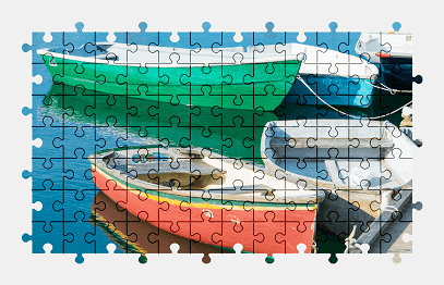Jigsaw puzzle online boat,colorful,vehicle