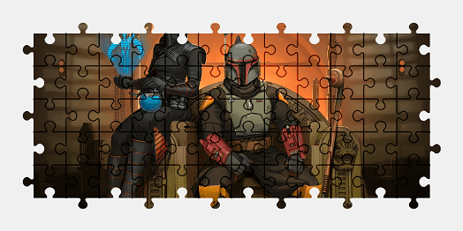 Jigsaw puzzle online boba-fett,character,star-wars,fortnite,video-games