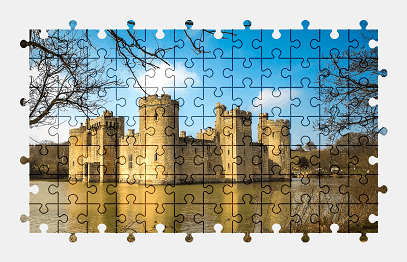 Jigsaw puzzle online castle,england,colorful,architecture,building