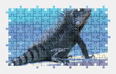 Jigsaw puzzle online iguana,lizard,reptile,animal
