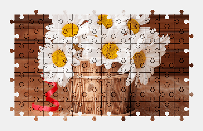 Jigsaw puzzle online bouquet,marguerite,daisy,flower,colorful