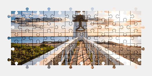 Jigsaw puzzle online lighthouse,usa,island,colorful