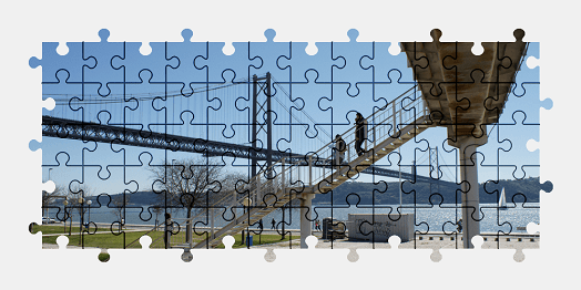 Jigsaw puzzle online bridge,lisbon,portugal,architecture