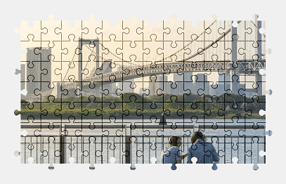 Jigsaw puzzle online bridge,tokyo,japan,river,people,city