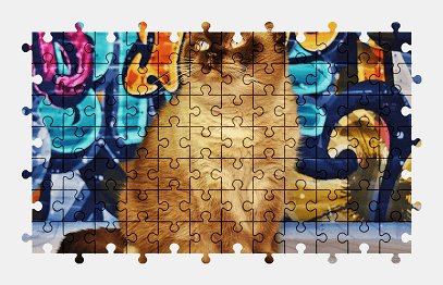 Jigsaw puzzle online british-shorthair,cat,pet,animal,colorful