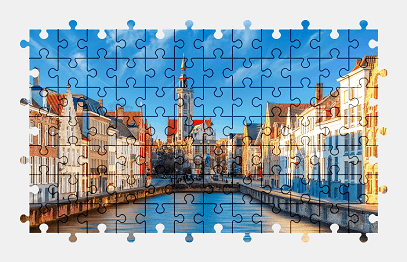Jigsaw puzzle online city,belgium,colorful,building,architecture