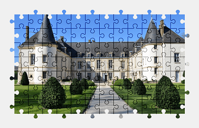 Jigsaw puzzle online castle,france,building,architecture,colorful