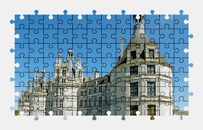 Jigsaw puzzle online castle,france,building,architecture,colorful