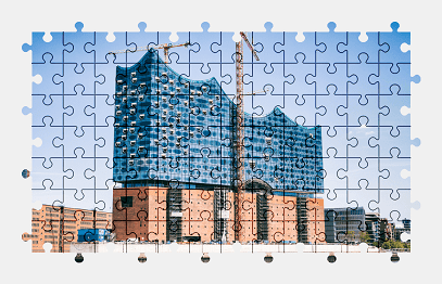 Jigsaw puzzle online building,hamburg,city,architecture,germany,colorful