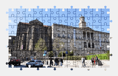 Jigsaw puzzle online portugal,church,palace,architecture,building,city