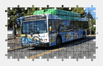 Jigsaw puzzle online bus,vehicle,colorful