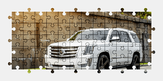 Jigsaw puzzle online cadillac,vehicle,colorful