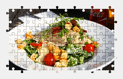 Jigsaw puzzle online salad,food,colorful