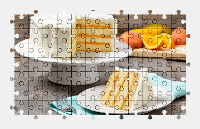 Jigsaw puzzle online cake,dessert,food,colorful