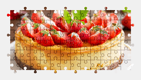 Jigsaw puzzle online cake,dessert,food,colorful