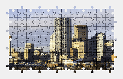 Jigsaw puzzle online calgary,tower,city,canada,building