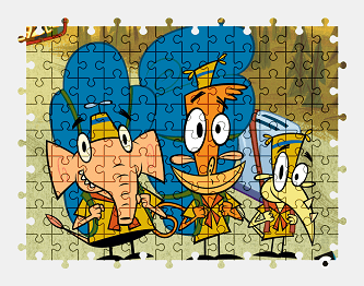 Jigsaw puzzle online camp-lazlo,cartoon,colorful,character