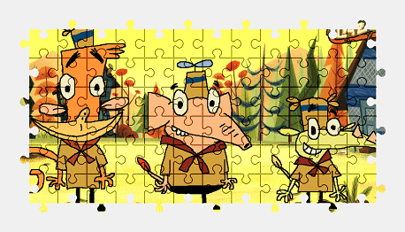 Jigsaw puzzle online camp-lazlo,cartoon,character,colorful