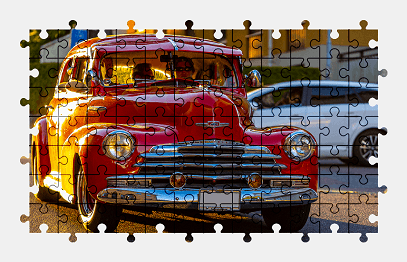Jigsaw puzzle online car,chevrolet,colorful