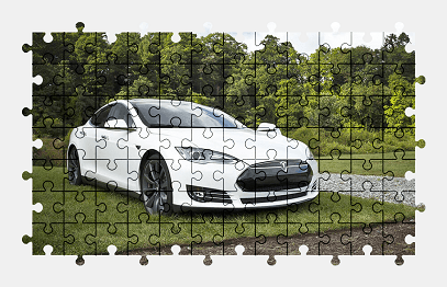 Jigsaw puzzle online car,tesla,vehicle