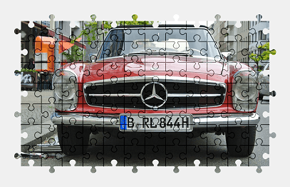 Jigsaw puzzle online car,mercedes,mercedes-benz,classic,vehicle