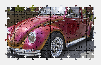 Jigsaw puzzle online car,volkswagen,beetle