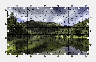 Jigsaw puzzle online forest,new-mexico,usa,lake,mountains,nature
