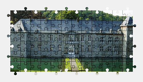 Jigsaw puzzle online castle,belgium,architecture,building,water