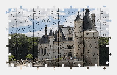 Jigsaw puzzle online castle,architecture,building,france