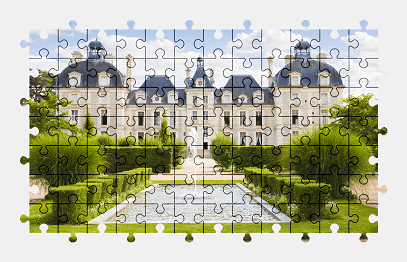 Jigsaw puzzle online castle,building,france,architecture,colorful