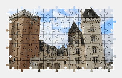Jigsaw puzzle online castle,france,building,architecture