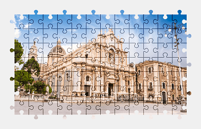 Jigsaw puzzle online cathedral,italy,building,architecture,colorful,city