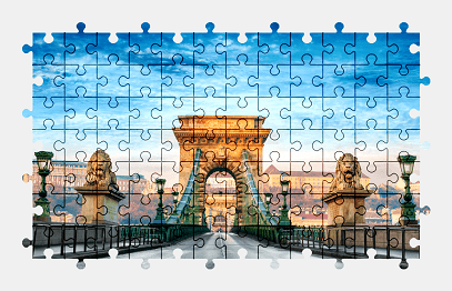 Jigsaw puzzle online bridge,budapest,hungary,architecture,city,colorful