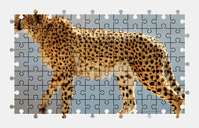 Jigsaw puzzle online cheetah,cat,animal