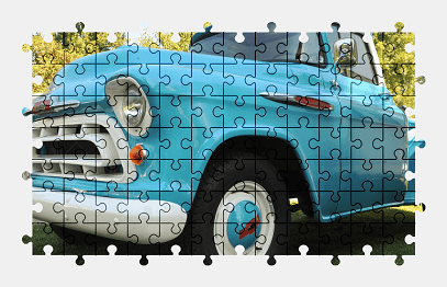 Jigsaw puzzle online chevrolet,pickup,truck,colorful,vehicle,car