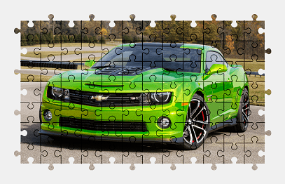 Jigsaw puzzle online chevrolet,camaro,car,vehicle,colorful