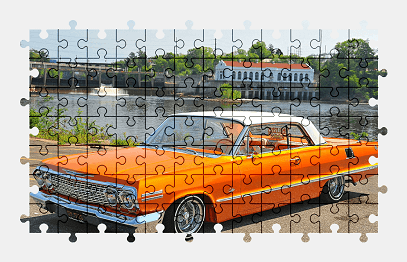 Jigsaw puzzle online chevrolet,car,vehicle,colorful