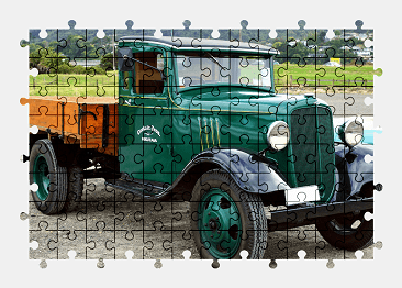 Jigsaw puzzle online chevrolet,truck,vehicle,colorful