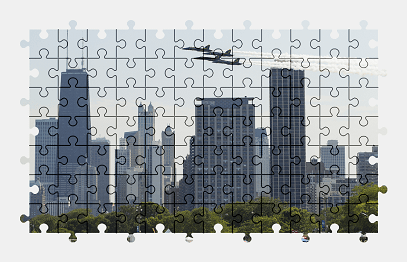 Jigsaw puzzle online chicago,city,building,skyscraper,beach