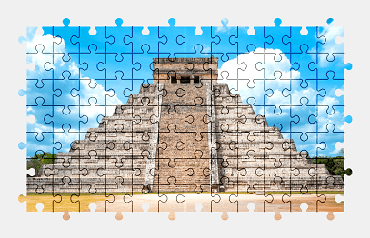Jigsaw puzzle online pyramid,building,architecture,colorful