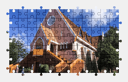 Jigsaw puzzle online church,building,religion,architecture,vietnam
