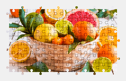 Jigsaw puzzle online citrus,fruit,food,colorful